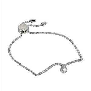 NEW MICHAEL KORS  SILVER PEAR STONE BRACELET